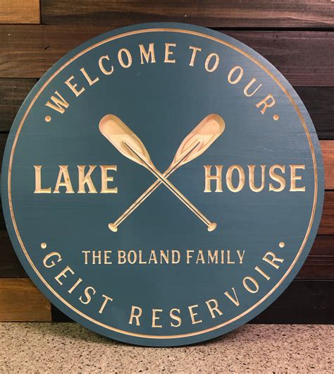 metal lake signs for boat houses|personalized wooden lake house signs.